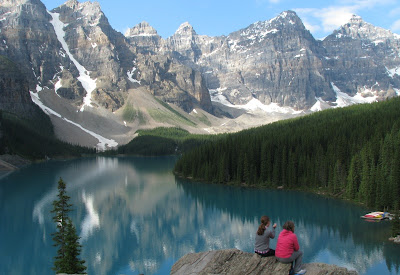 Moraine Lake i Banff National Park, Canada.