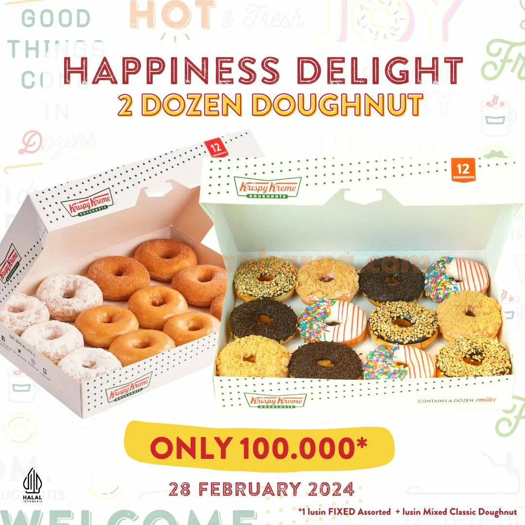 Promo KRISPY KREME Periode 28 Februari 2024