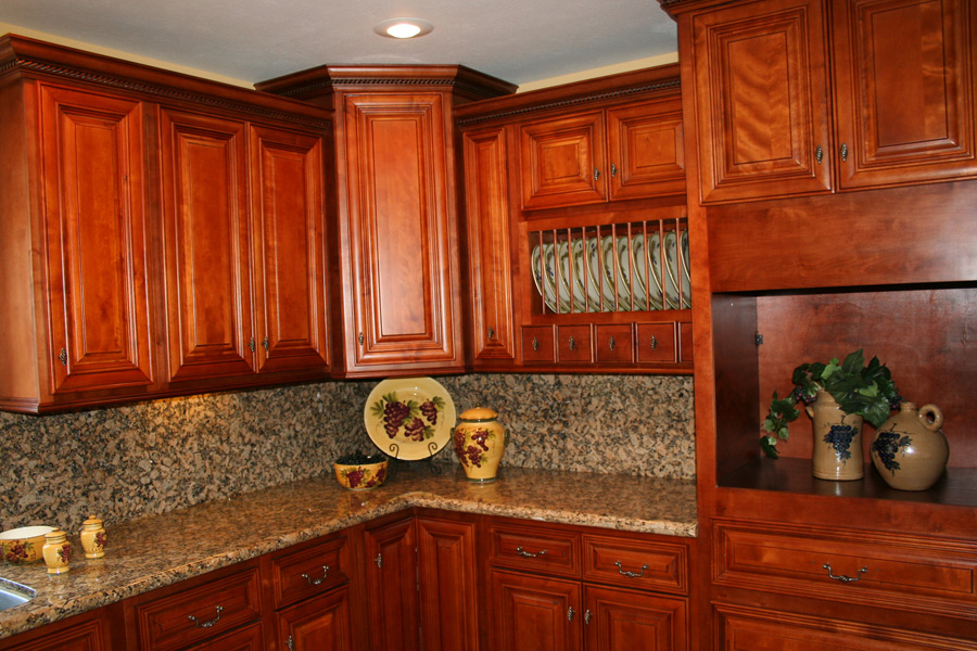 Cherry Cabinets In Kitchen