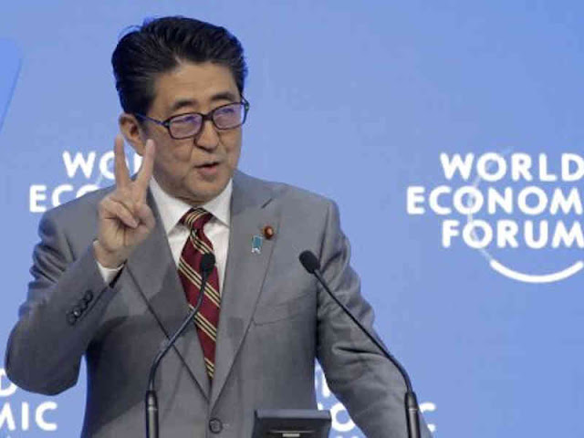Japan's PM, Shinzo Abe Seeks Trade Reform as Risks to World Economy Loom