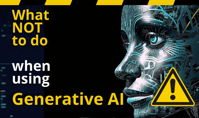 4 generative AI Blunders You Must Avoid
