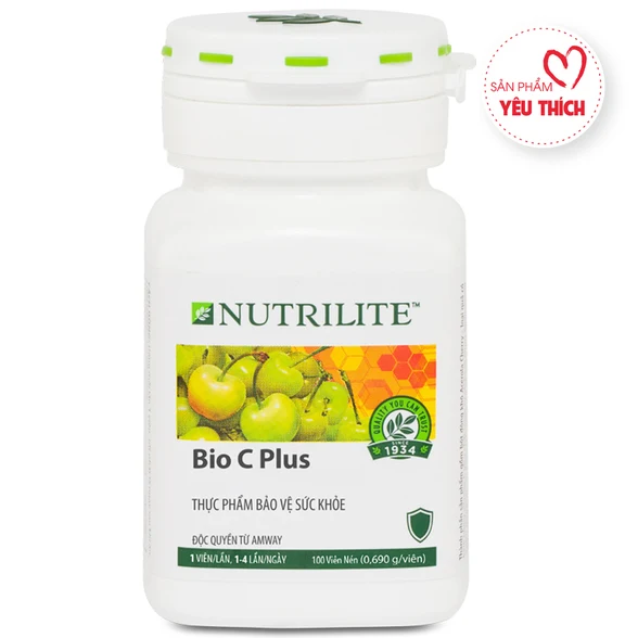 Nutrilite Bio C plus - Hỗ trợ tăng cường sức đề kháng cho cơ thể, hỗ trợ chống ô-xy hóa và hỗ trợ chống lão hóa