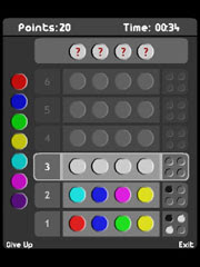 Mastermind - Free Flash Lite game for mobil phone