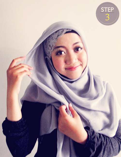 Tutorial Jilbab Segi Empat Simpel dan Cantik  Hijab Yuk