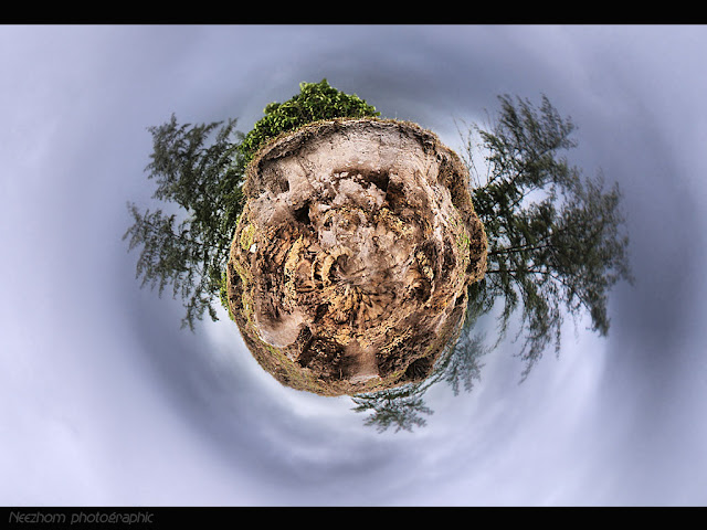 Small world planet-like landscapes picture