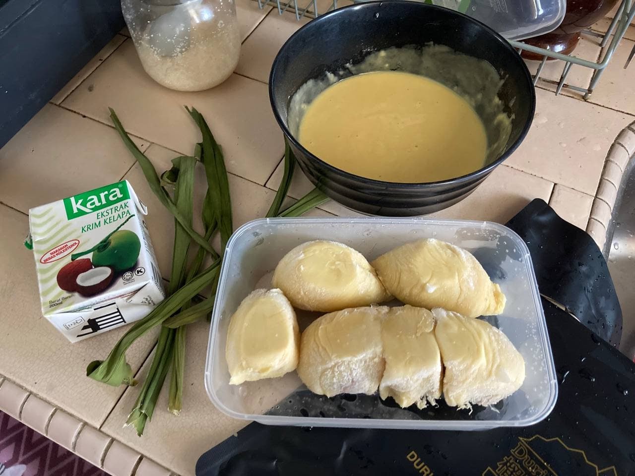 Craving Roti Jala Cicah Serawa Durian, Ayuh Buat