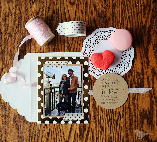 handmade photo cards for Valentine's day and a free printable | Lorrie Everitt Studio