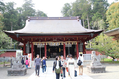 志波彦神社　拝殿正面