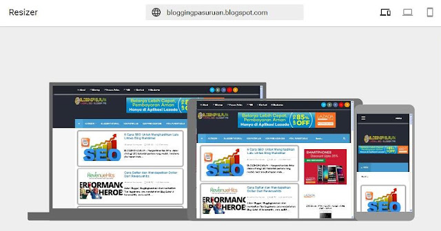 Cara Test Blog Responsive atau Belum