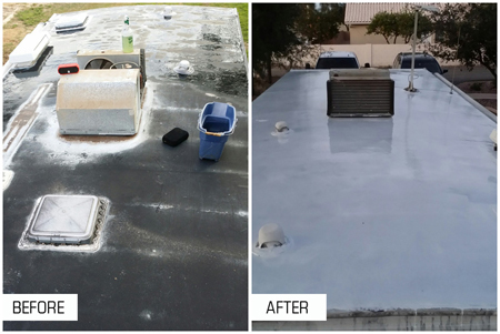 Be sure to seal up and unwanted leaks with Liquid Roof Coatings!