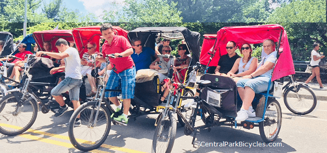 Central Park Pedicab Tours at Work