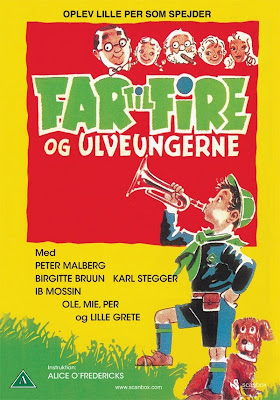 Far til fire og ulveungerne / Father of Four and the Wolf Cubs. 1958.