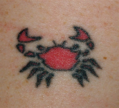 cancer sign tattoo. Zodiac Sign: Cancer Tattoo