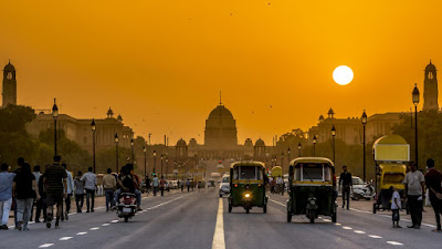 Arrival in Delhi