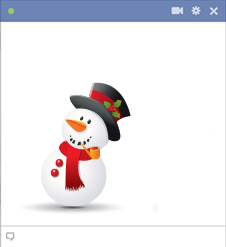 Facebook Snowman Emoticon