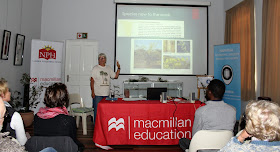Author Barbara Curtis during her presentation