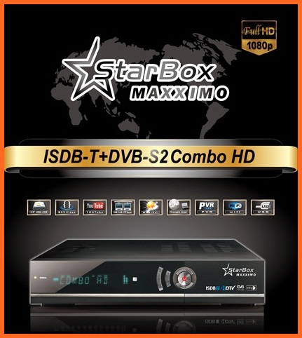 ATUALIZAÇÃO STARBOX MAXXIMO HD v2.56 - 02/10/2015