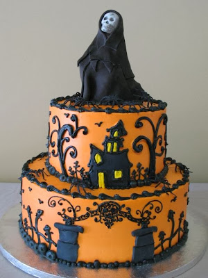 Scary Halloween cakes designs