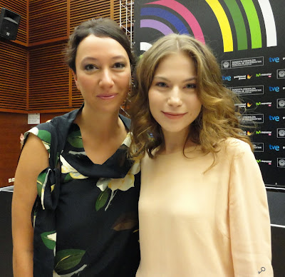 Ursula Strauss y Nora Von Waldstätten - rueda de prensa de October November