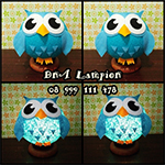 Lampion Benang Untuk Kado Wisuda Karakter Owl Kode:18C