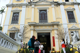 St. Lawrence Church building on the Historic Centre of Macao Trail, oldest church of Macau peninsula, China