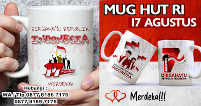 Mug 17 Agustus, Mug Merah Putih, Mug Merdeka, Mug HUT RI