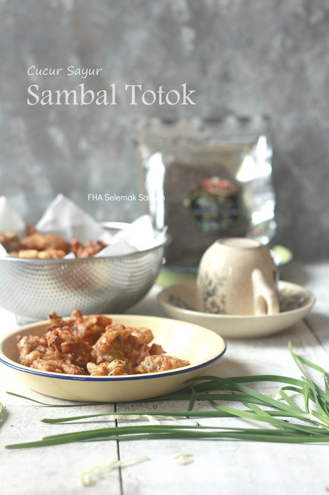 CUCUR SAYUR 'SAMBAL TOTOK' . Memang mudah dan Sangat 