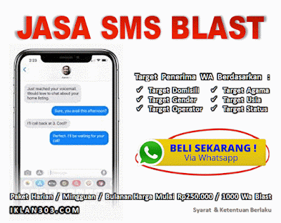 Jasa SMS LBA - Iklan303.com
