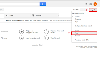 Cara Mempercantik Tampilan Tema Background Di Akun Gmail