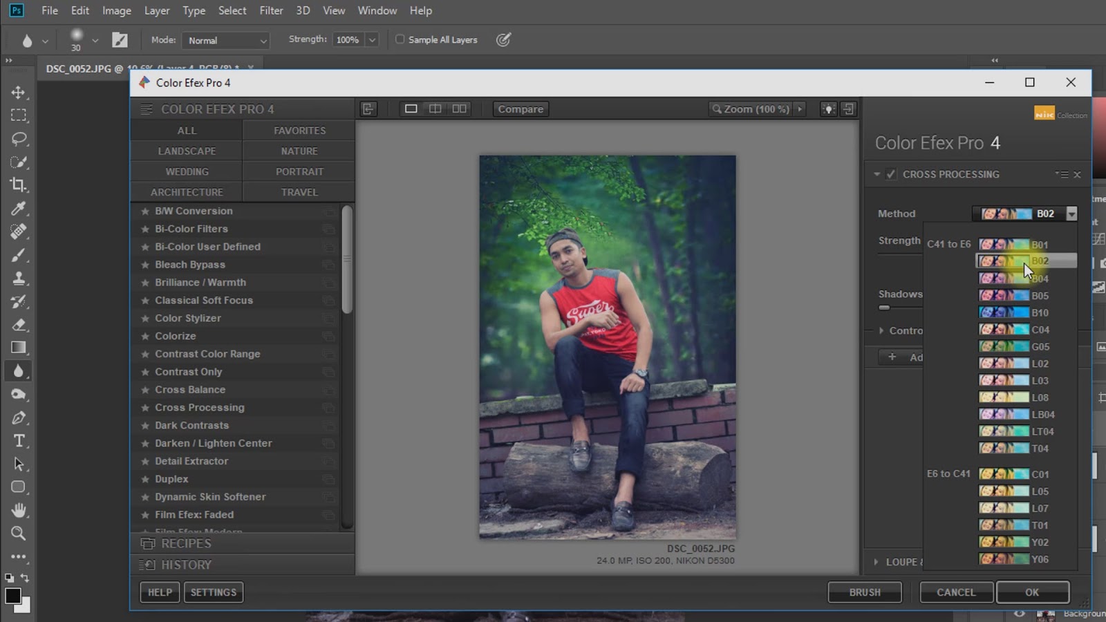 outdoor portrait photo manipulations working screenshot 5