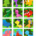 My Blocks baby Dinos vector clip arts