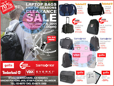 Laptop Bags End Of Season Clearance Sale 2011