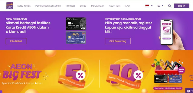 cek nomor kontrak aeon