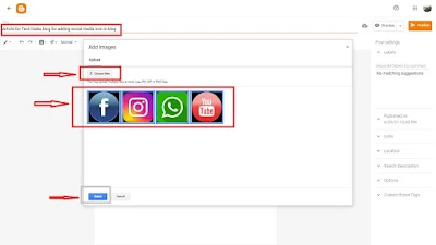 Adding Social Media Icons