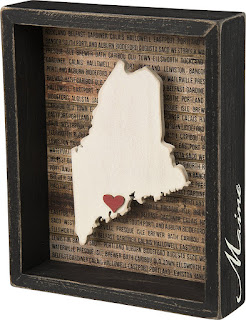 Maine art distressed 