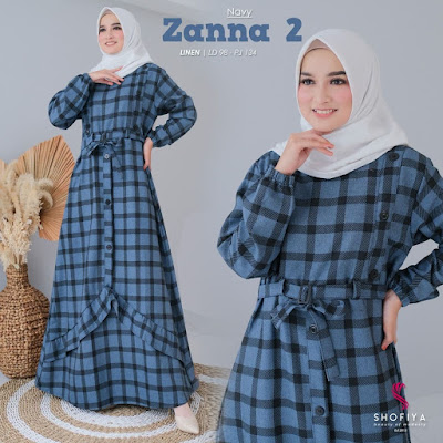 ZANNA 2 DRESS  - Baju Muslim Gaya