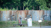 Produced water from gas drilling in the Marcellus shale. (Image Credit: Tara Lohan, The Revelator) Click to Enlarge.