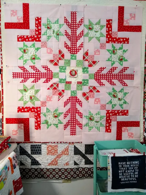 snowflake quilt block tutorial