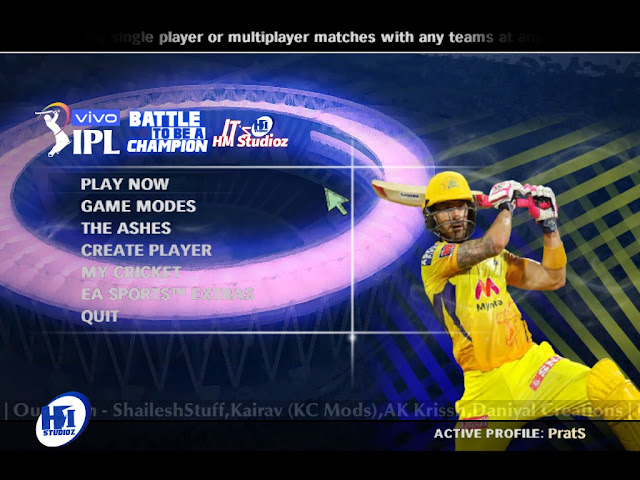 VIVO IPL 2021 Battle to be a Champions Patch for EA Cricket 07