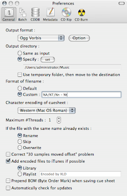 X Lossless Decoder prefrences