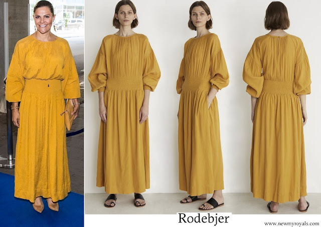 Crown Princess Victoria wore Rodebjer Roma dress