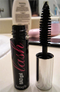 Benefit BADgal Lashes Makeup Review Eyes Mascara Tube