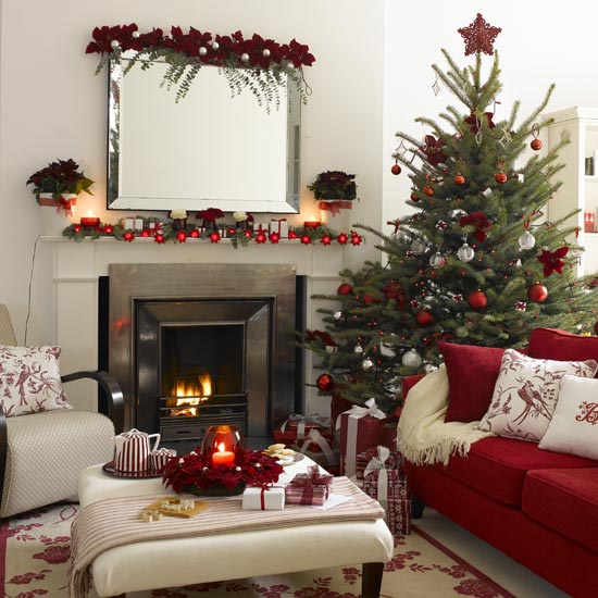 Christmas Fireplace Decoration, Xmas Fireplace Decorations