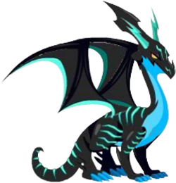 imagen del dragon neon