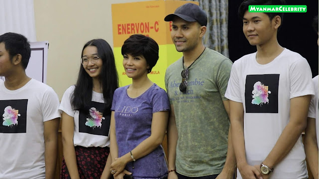 "Yangon Film Festival" သို႔ တက္ေရာက္ခဲ့တဲ့ ဇဏ္ခီ ႏွင့္ ခရစ္(စ္)တီးနားခီ