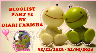 Bloglist Part #1 By Diari Farisha