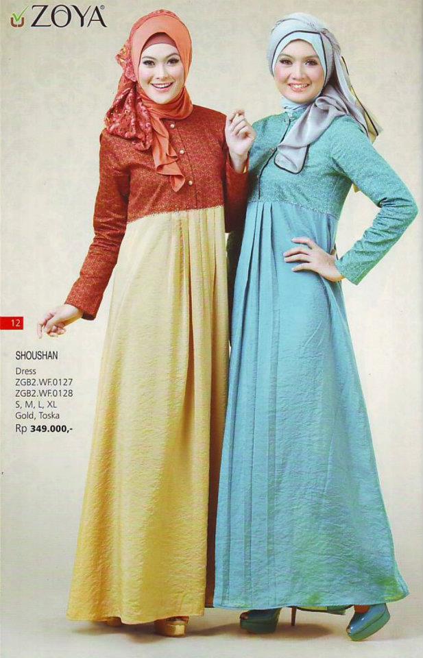 BUTIK ZOYA  BUSANA  MUSLIM  SHOUSHAN DRESS SOLD OUT 