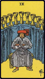 The 9 of Cups - Tarot Card from the Rider-Waite Deck