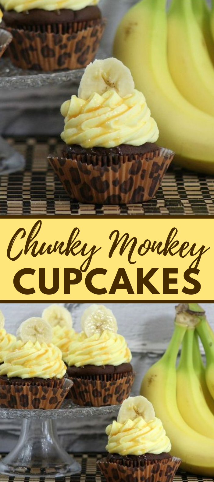 CHUNKY MONKEY CUPCAKES RECIPE