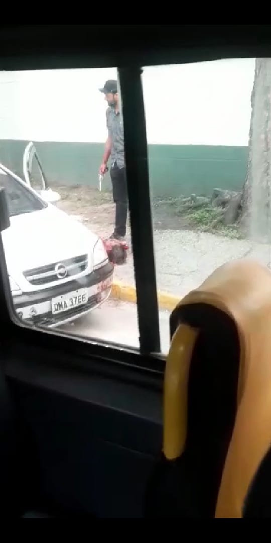 TAXISTA  MATA A NAMORADA  COM TIROS, FACADA E ATROPELADA  EM SUZANO.  ELE JÁ FOI PRESO PELA PM E AUTUADO EM FLAGRANTE